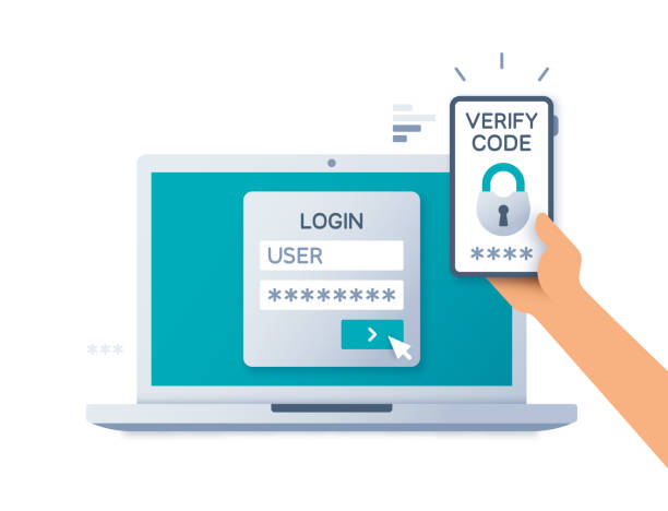 Image showing a user using multi factor authentication,